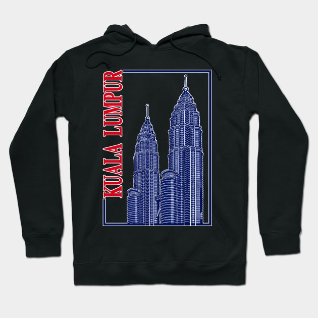 Kuala Lumpur Hoodie by NewSignCreation